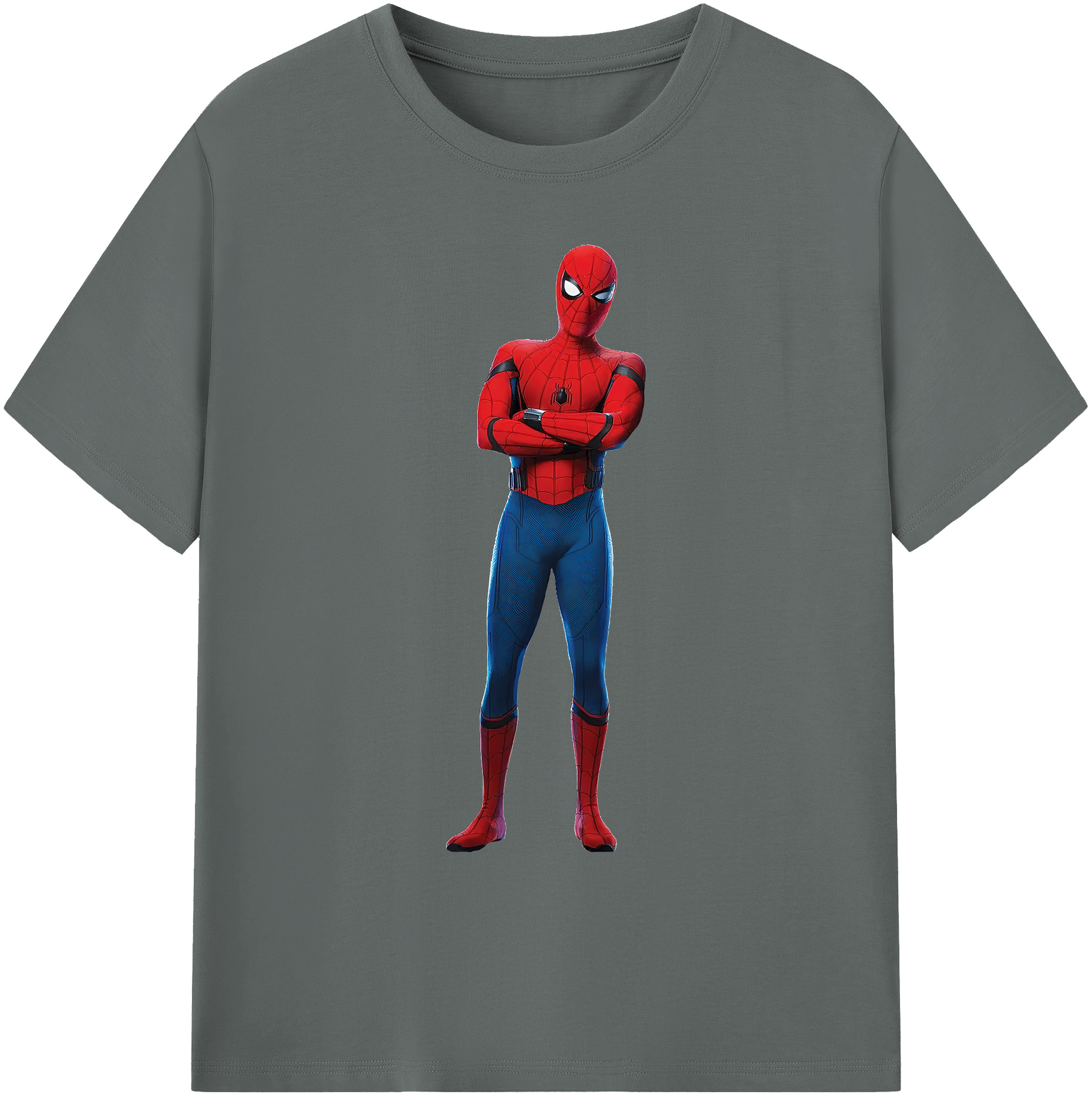 （画像用） Spider Man スパイダーマン 綿100％ メンズ半袖Tシャツ｜肌触りやわらか＆通気性